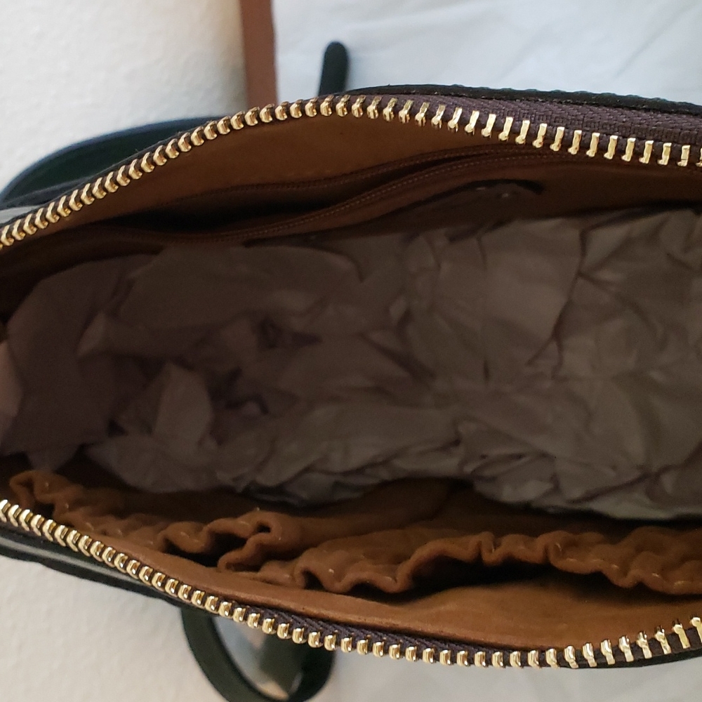 Patricia Nash Nerina Crossbody & Cassis RFID Leather Wallet English Country - Picture 8 of 16